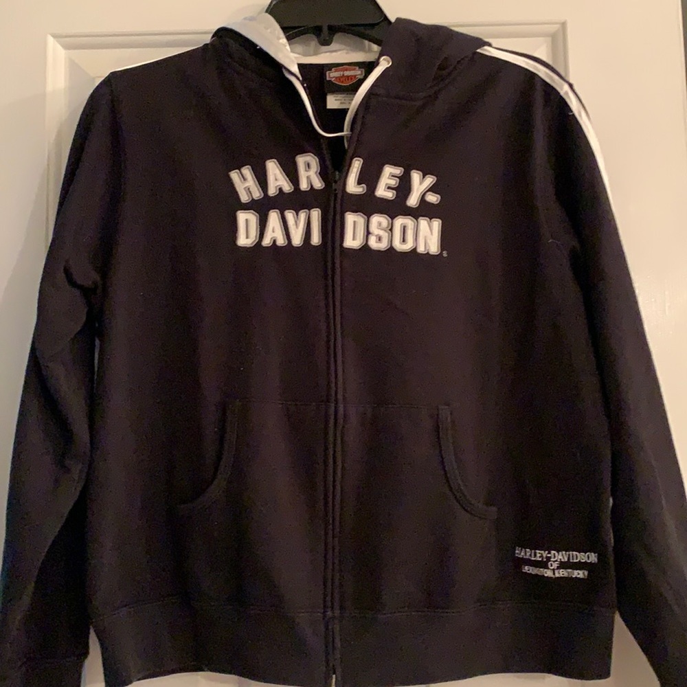 Harley Davidson black cotton jacket